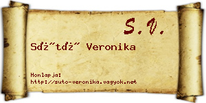 Sütő Veronika névjegykártya